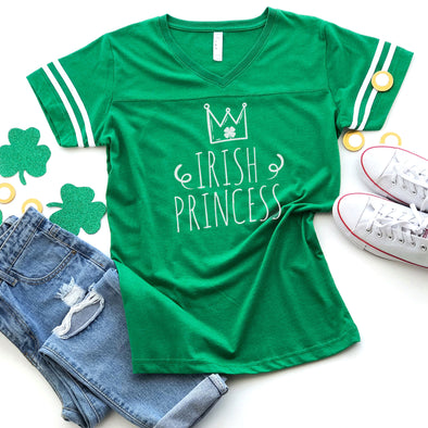 Irish Princess - Women’s Cotton/Poly Football Tee
