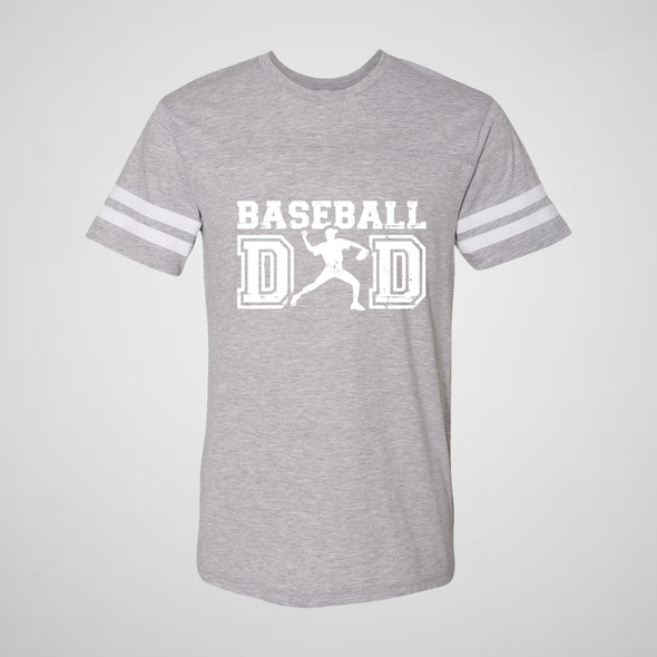 Baseball Dad - Adult Unisex Cotton/Poly Football Tee