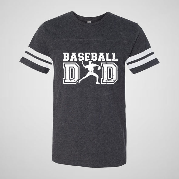 Baseball Dad - Adult Unisex Cotton/Poly Football Tee