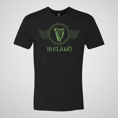 Ireland Harp - Men's Cotton/Poly Tee
