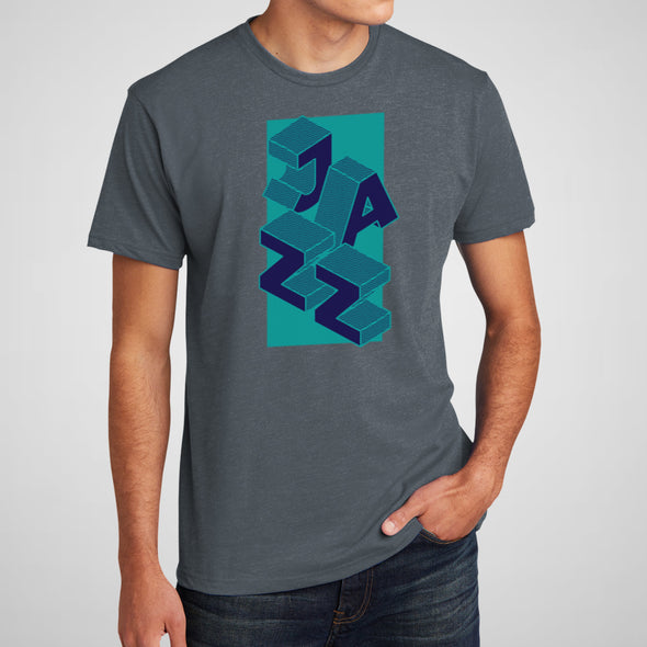 Jazz in 3D - Men's Cotton/Poly Tee