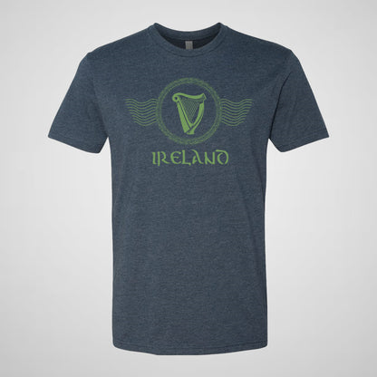 Ireland Harp - Men's Cotton/Poly Tee