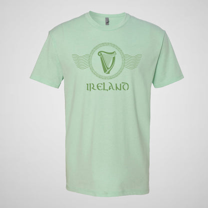 Ireland Harp - Men's Cotton/Poly Tee