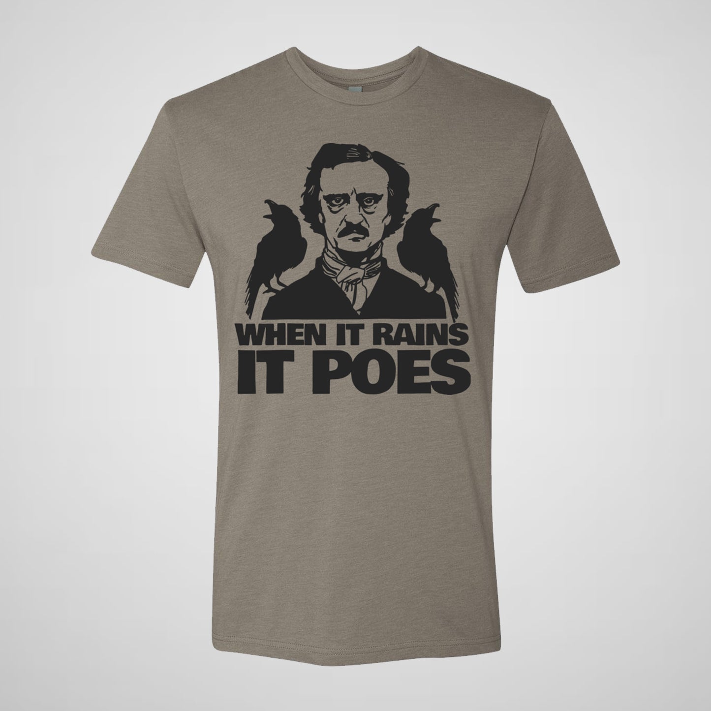 When It Rains It Poes - Men's Cotton/Poly Tee
